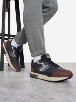 синий/коричневый